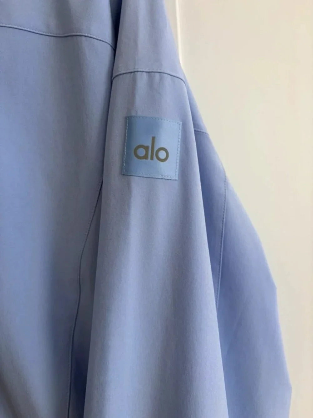 Alo Yoga Club House Jacket Light Blue Women's Size L - Picture 5 of 5